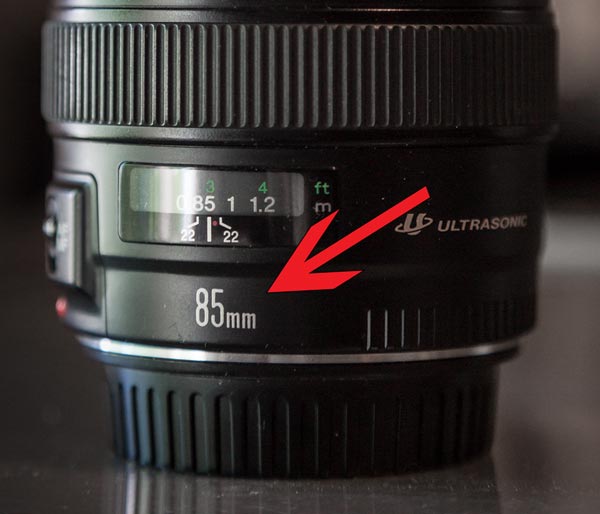 lens 85mm focal length number