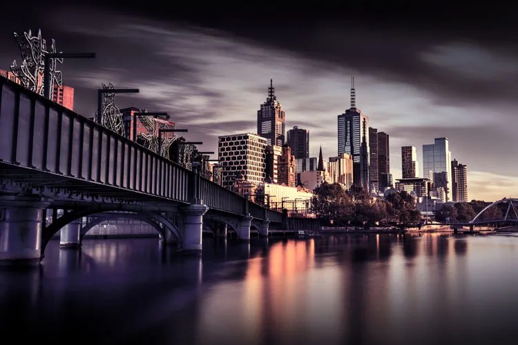 bridge long exposure urban landscape