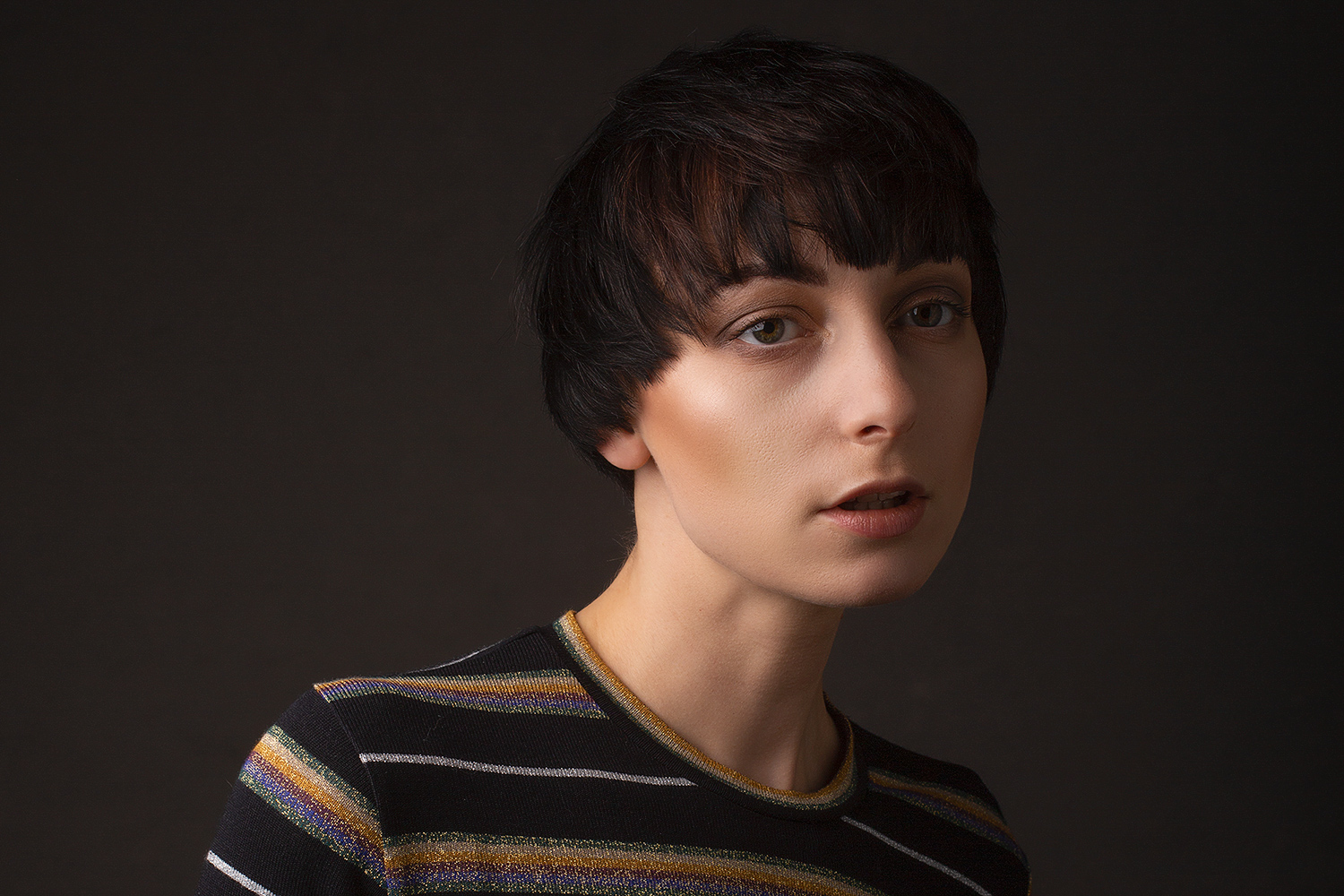 boy with reflector fill light